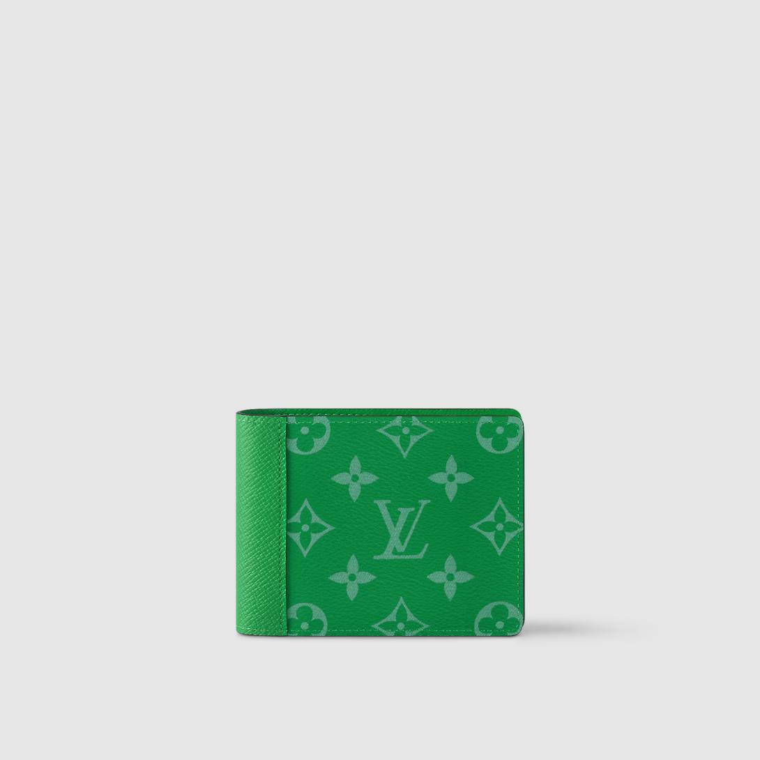 Ví Louis Vuitton Multiple Wallet Taigarama Nam Xanh Lá